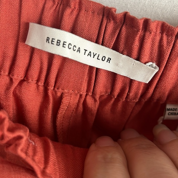 Rebecca Taylor medium linen blend shorts nwt - Picture 3 of 5
